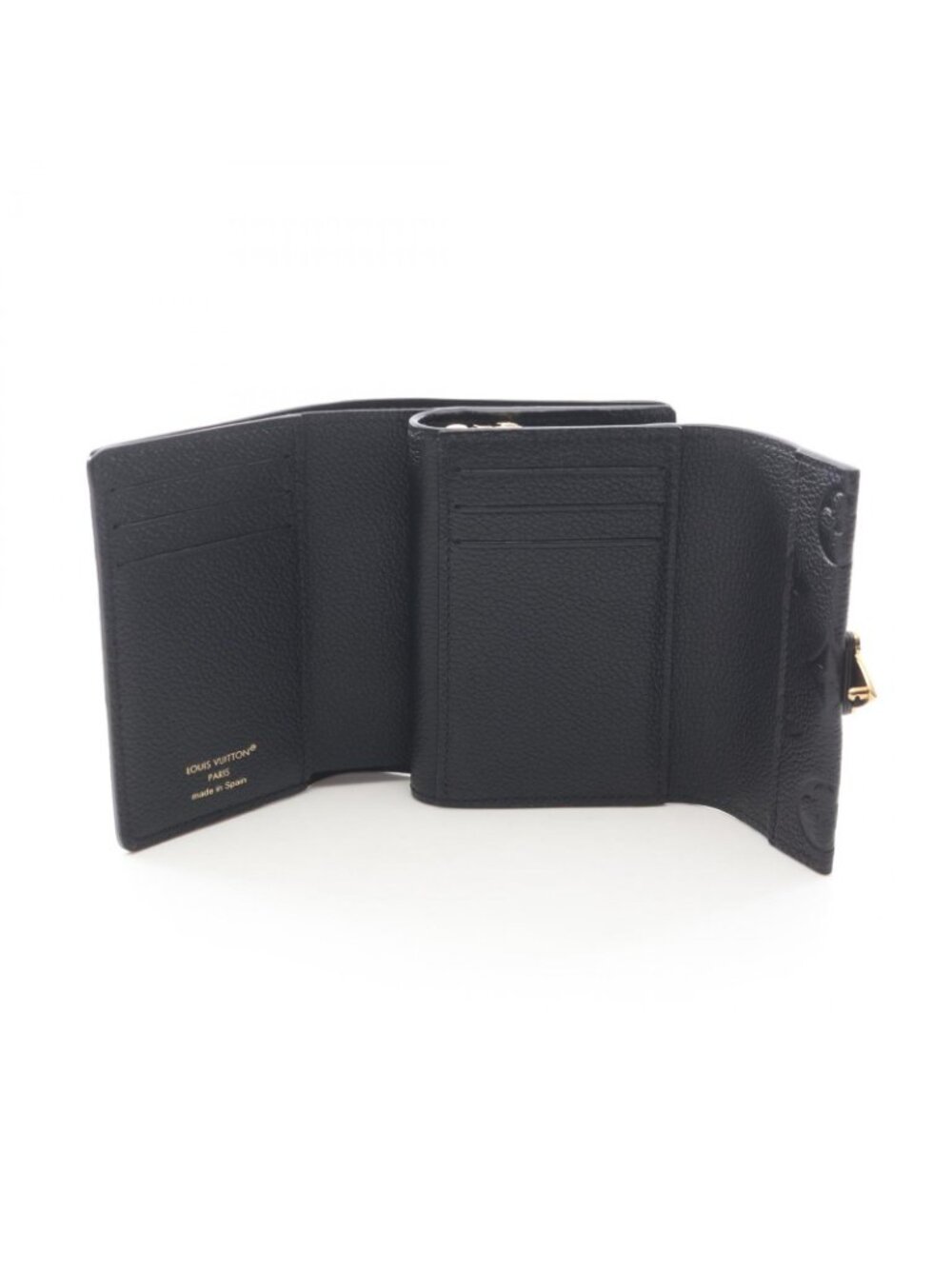 Louis Vuitton Tri Foldwallet Portefeuille Metis Compact Noir Leather - Picture 3 of 8